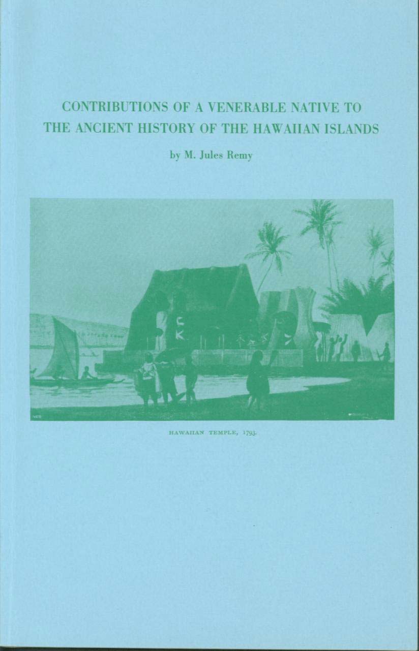Contributions of a Venerable Native to the Ancient History of the Hawaiian Islands. vist0056frontcover